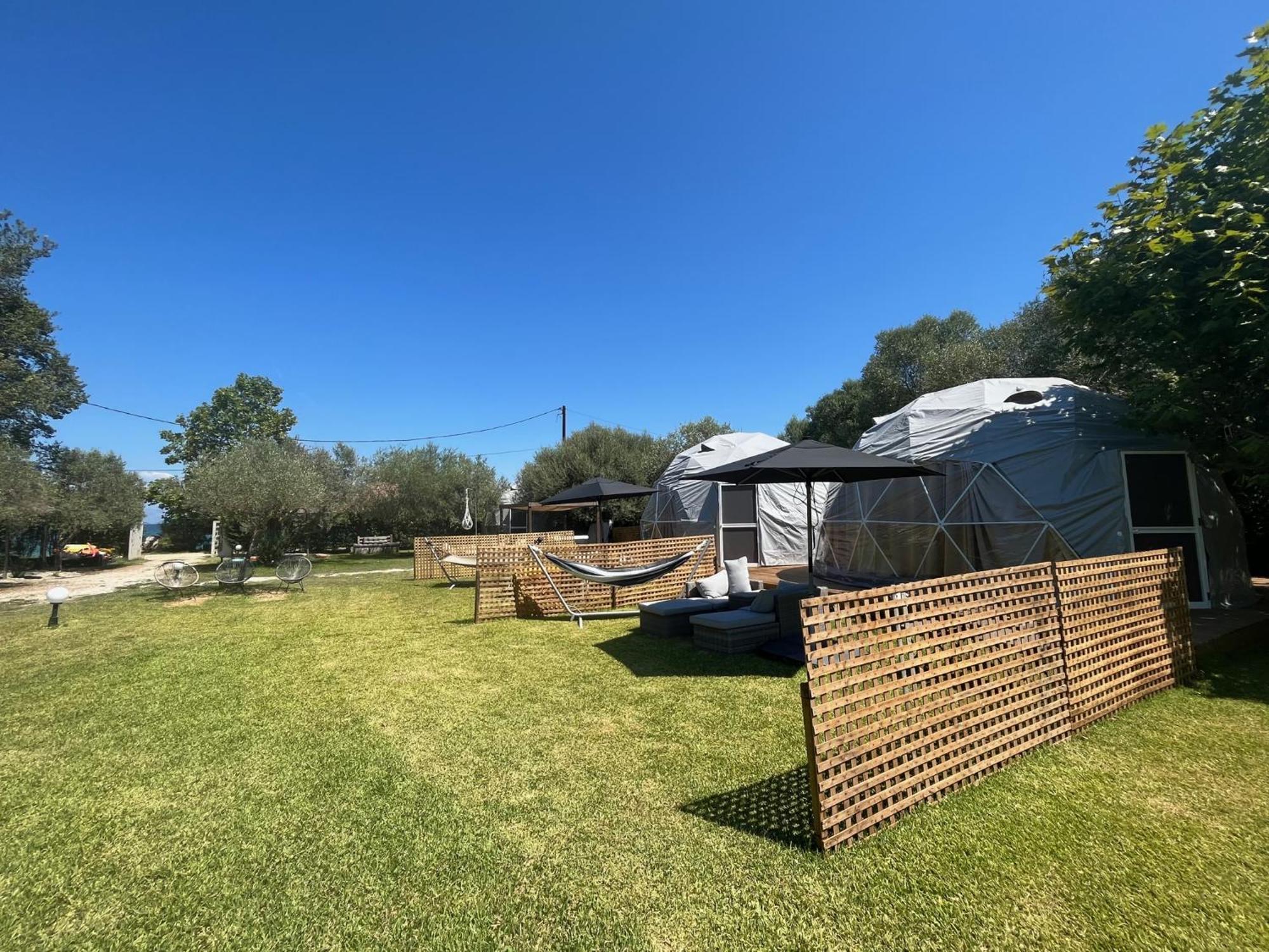 Hotel Manna Gea Glamping Domes Vonitsa Exteriér fotografie